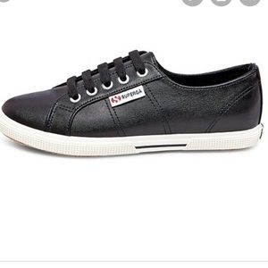 Superga leather sneaker